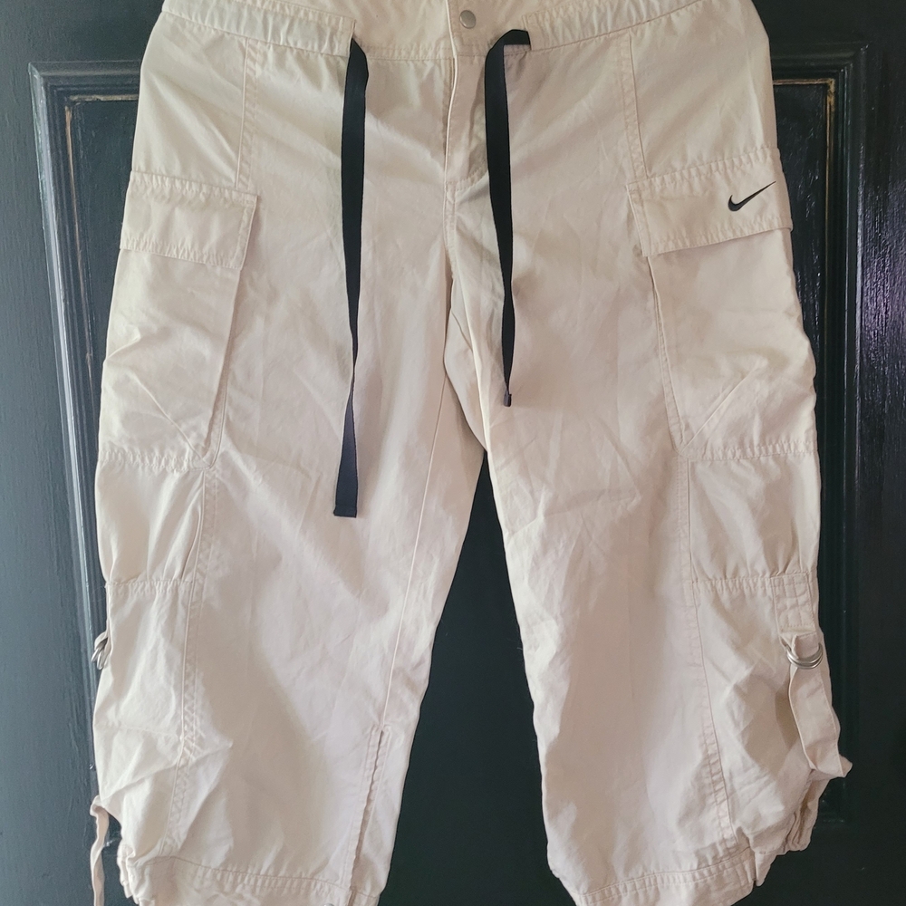 Nike Cream Athletic Shorts